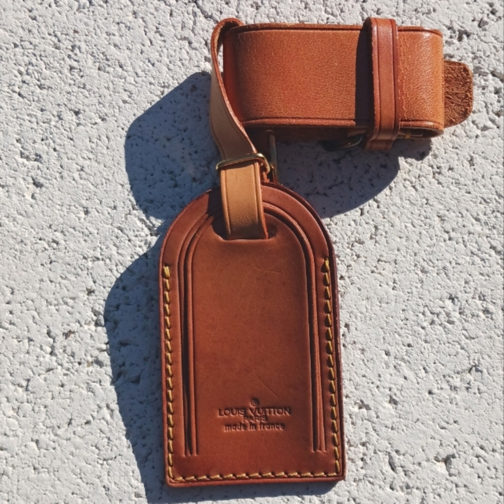 Louis Vuitton Luggage Tag and Strap